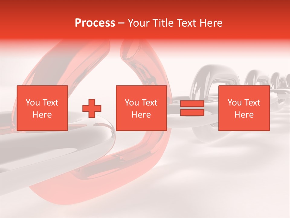 Breaking Chain - 3D Rendering PowerPoint Template
