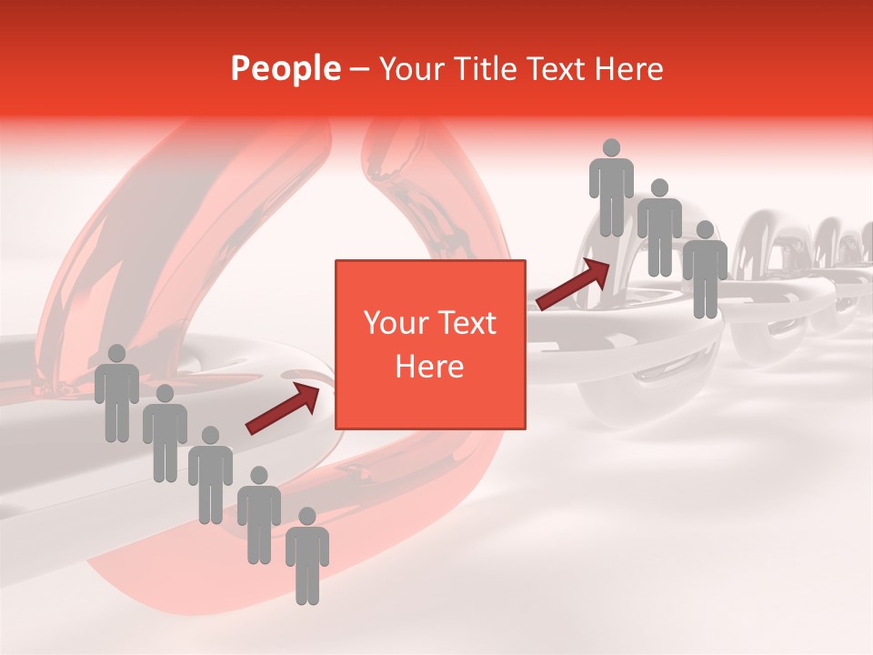 Breaking Chain - 3D Rendering PowerPoint Template