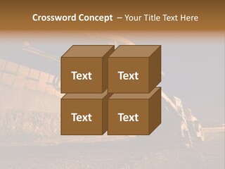 Heavy Drilling Machine On Site Evening Shot PowerPoint Template