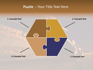 Heavy Drilling Machine On Site Evening Shot PowerPoint Template