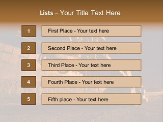 Heavy Drilling Machine On Site Evening Shot PowerPoint Template