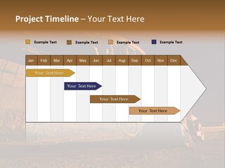 Heavy Drilling Machine On Site Evening Shot PowerPoint Template