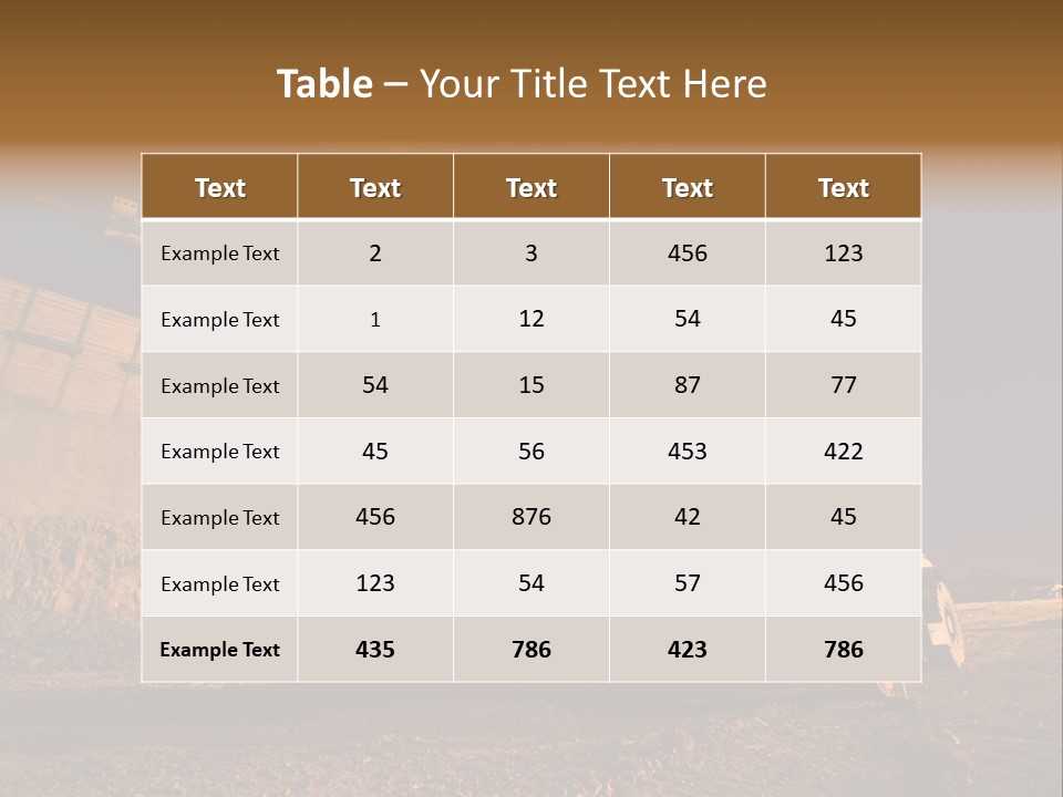 Heavy Drilling Machine On Site Evening Shot PowerPoint Template