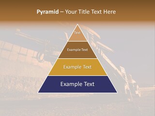Heavy Drilling Machine On Site Evening Shot PowerPoint Template