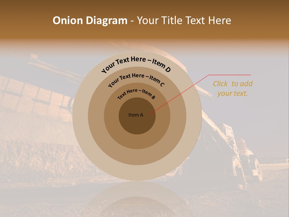 Heavy Drilling Machine On Site Evening Shot PowerPoint Template