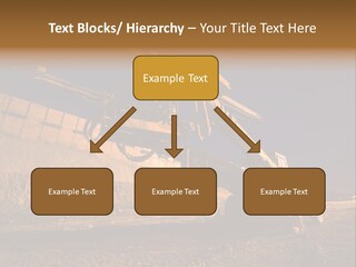 Heavy Drilling Machine On Site Evening Shot PowerPoint Template