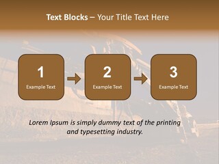 Heavy Drilling Machine On Site Evening Shot PowerPoint Template