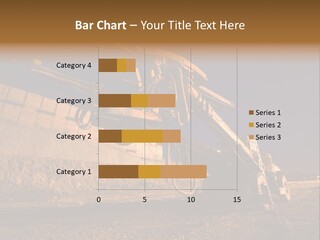 Heavy Drilling Machine On Site Evening Shot PowerPoint Template