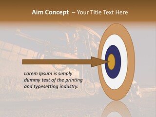 Heavy Drilling Machine On Site Evening Shot PowerPoint Template