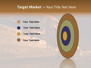 Heavy Drilling Machine On Site Evening Shot PowerPoint Template