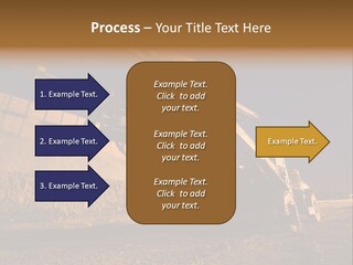 Heavy Drilling Machine On Site Evening Shot PowerPoint Template