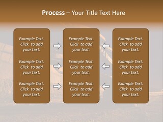 Heavy Drilling Machine On Site Evening Shot PowerPoint Template