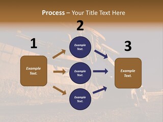 Heavy Drilling Machine On Site Evening Shot PowerPoint Template