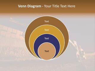 Heavy Drilling Machine On Site Evening Shot PowerPoint Template