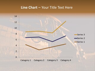 Heavy Drilling Machine On Site Evening Shot PowerPoint Template