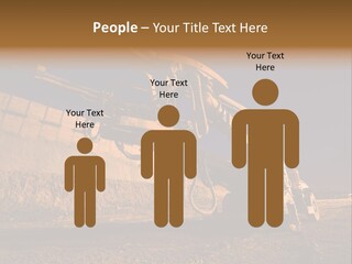 Heavy Drilling Machine On Site Evening Shot PowerPoint Template