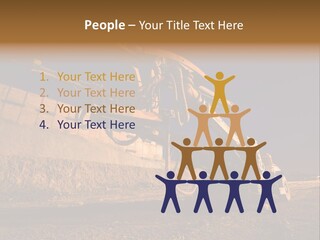 Heavy Drilling Machine On Site Evening Shot PowerPoint Template