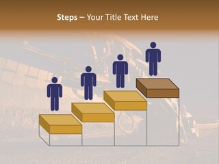 Heavy Drilling Machine On Site Evening Shot PowerPoint Template