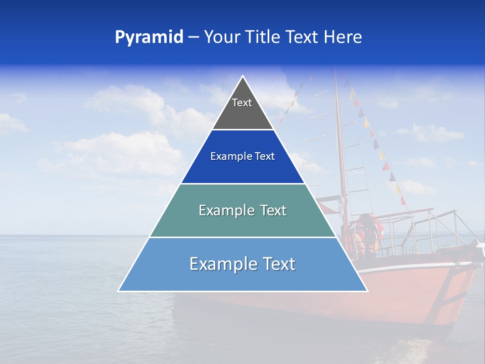 Boat In Caribbean PowerPoint Template