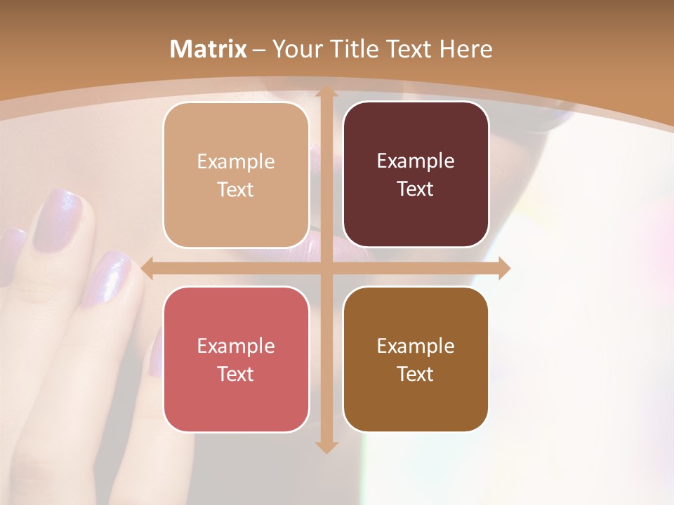 Glamour Portrait Of Beautiful Young Woman In Big Violet Fashion Sunglasses PowerPoint Template