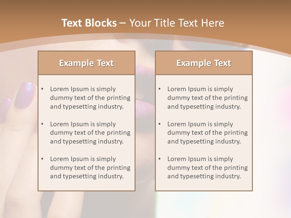 Glamour Portrait Of Beautiful Young Woman In Big Violet Fashion Sunglasses PowerPoint Template