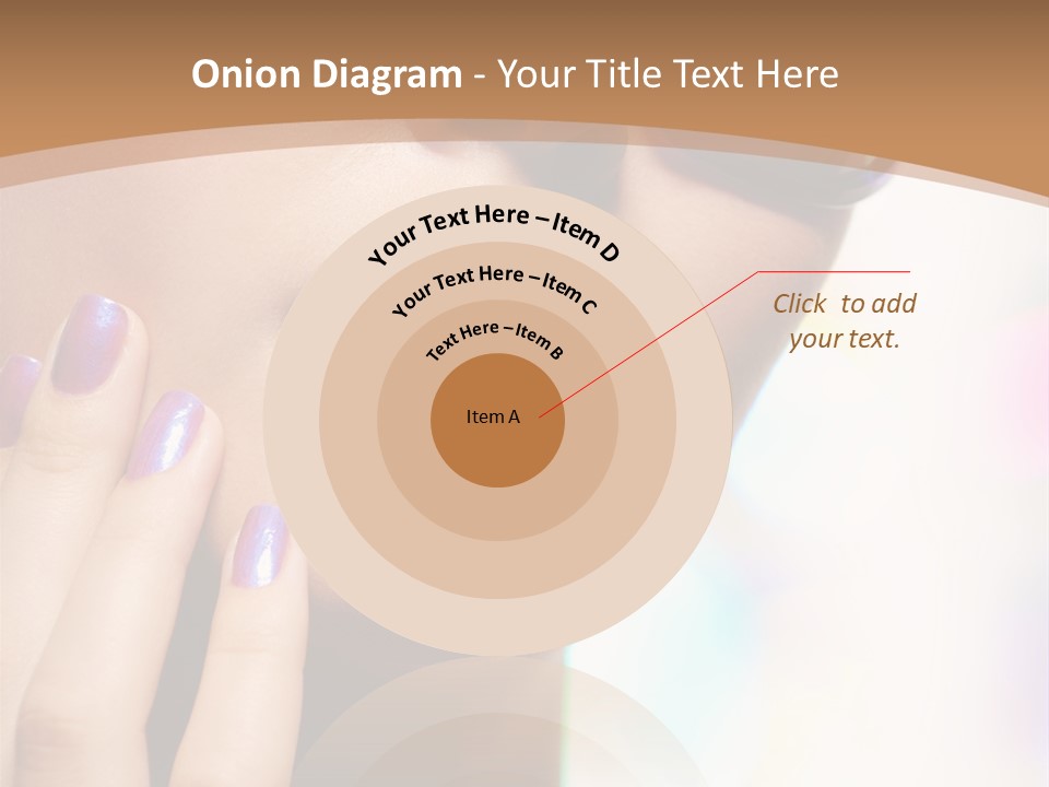 Glamour Portrait Of Beautiful Young Woman In Big Violet Fashion Sunglasses PowerPoint Template