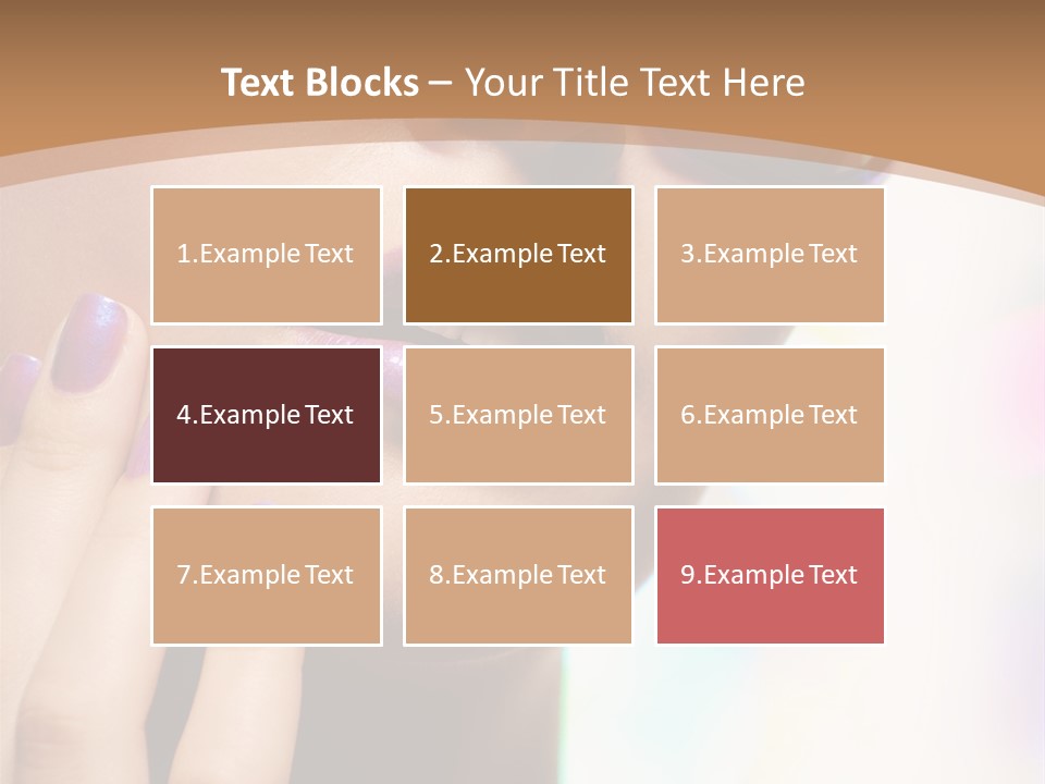 Glamour Portrait Of Beautiful Young Woman In Big Violet Fashion Sunglasses PowerPoint Template