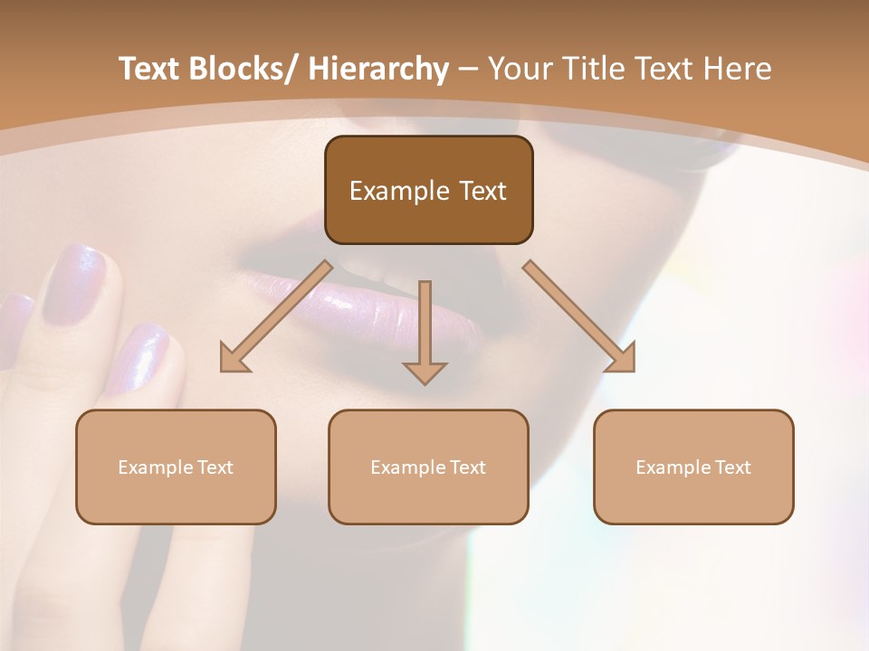 Glamour Portrait Of Beautiful Young Woman In Big Violet Fashion Sunglasses PowerPoint Template