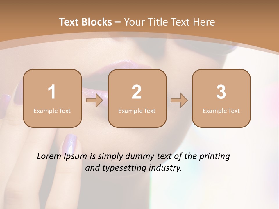 Glamour Portrait Of Beautiful Young Woman In Big Violet Fashion Sunglasses PowerPoint Template