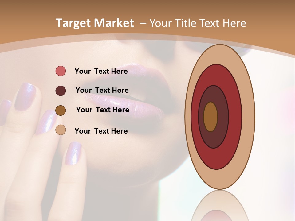 Glamour Portrait Of Beautiful Young Woman In Big Violet Fashion Sunglasses PowerPoint Template