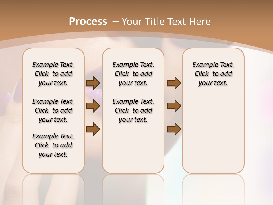 Glamour Portrait Of Beautiful Young Woman In Big Violet Fashion Sunglasses PowerPoint Template