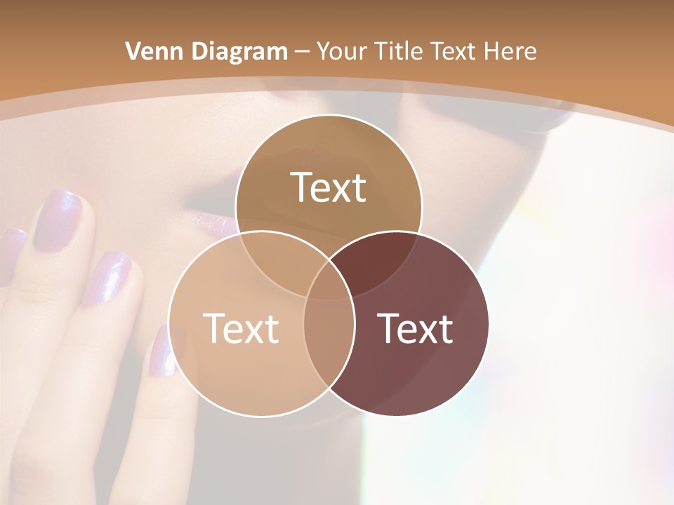 Glamour Portrait Of Beautiful Young Woman In Big Violet Fashion Sunglasses PowerPoint Template