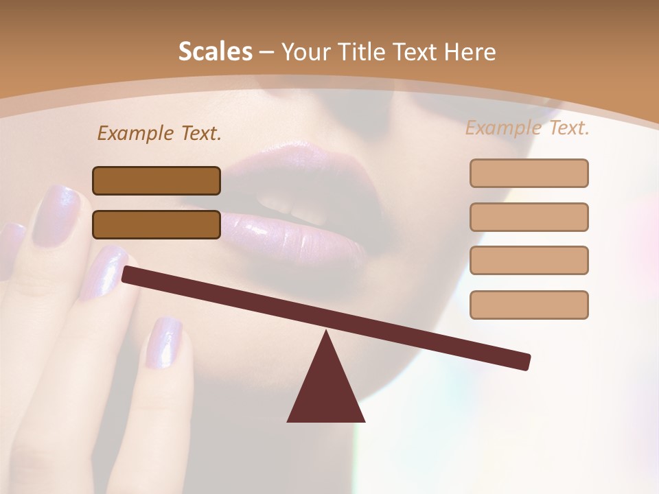 Glamour Portrait Of Beautiful Young Woman In Big Violet Fashion Sunglasses PowerPoint Template