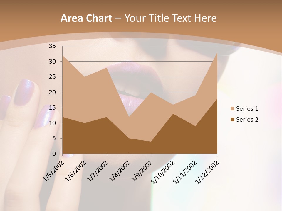 Glamour Portrait Of Beautiful Young Woman In Big Violet Fashion Sunglasses PowerPoint Template