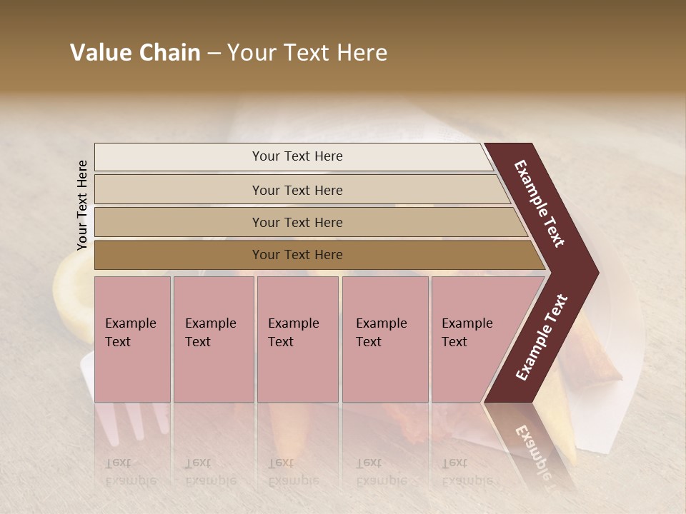 Fish And Chips On The Table PowerPoint Template