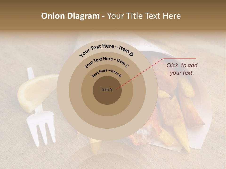 Fish And Chips On The Table PowerPoint Template