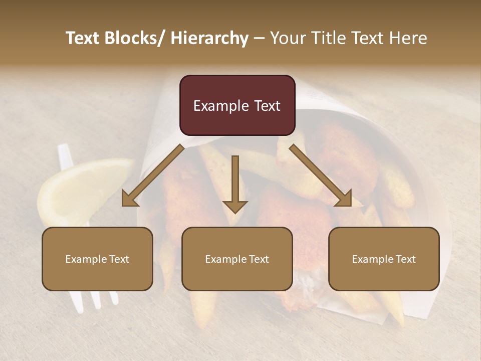 Fish And Chips On The Table PowerPoint Template