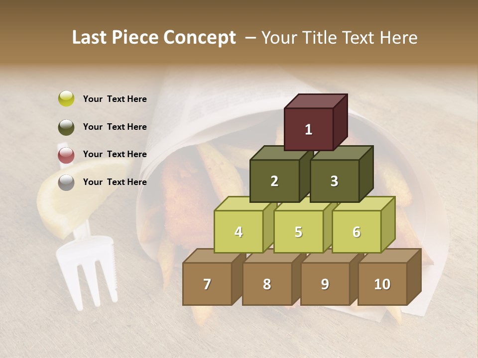 Fish And Chips On The Table PowerPoint Template