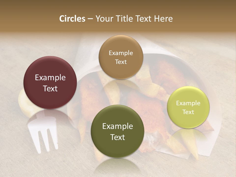 Fish And Chips On The Table PowerPoint Template