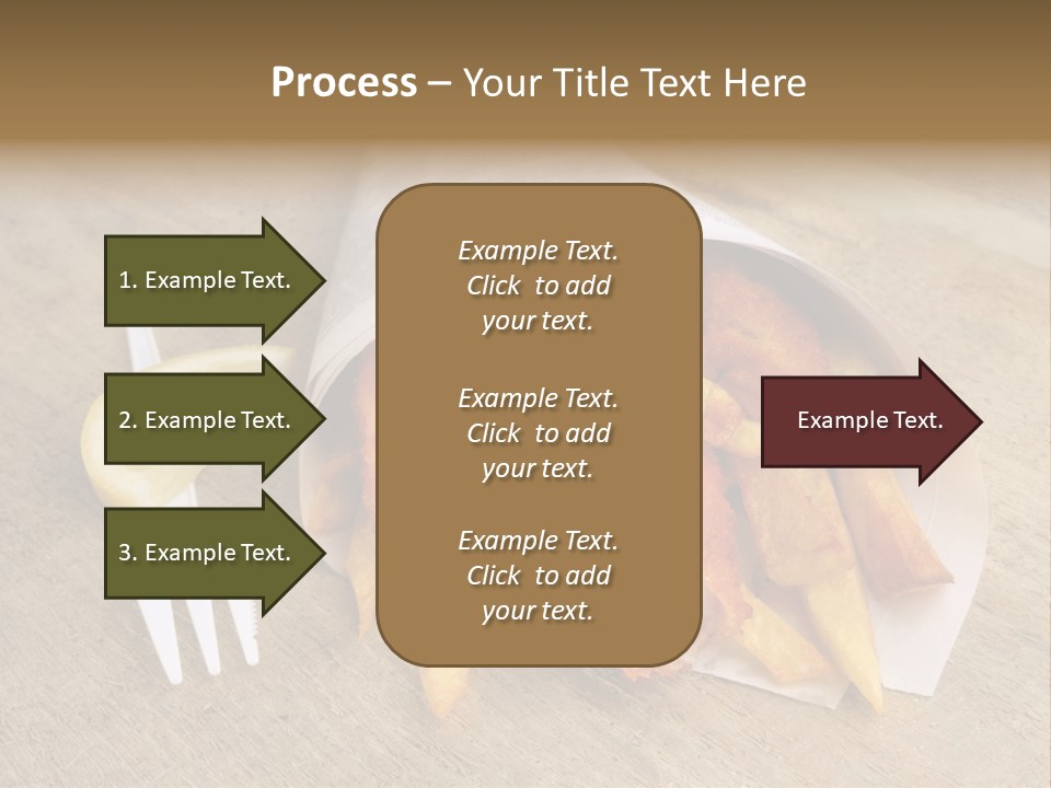 Fish And Chips On The Table PowerPoint Template