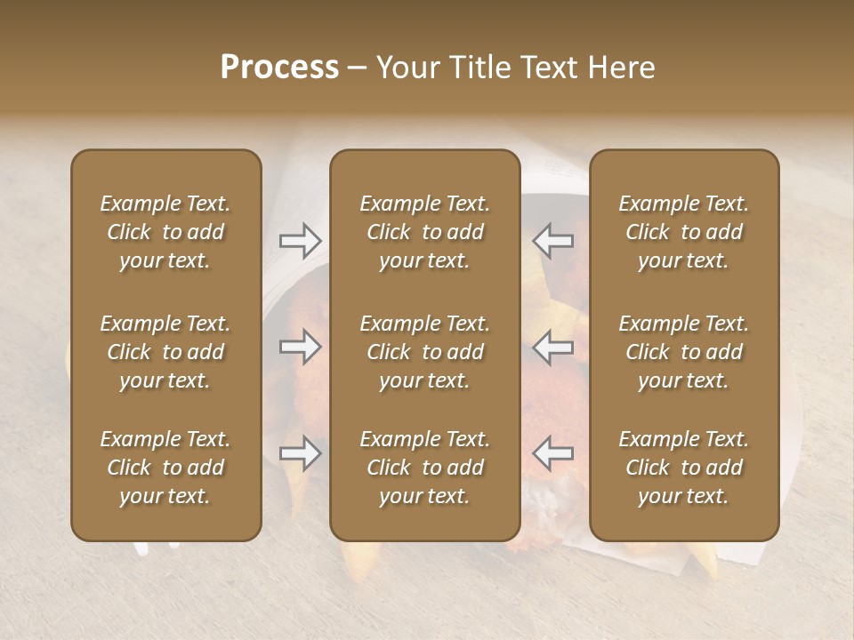 Fish And Chips On The Table PowerPoint Template