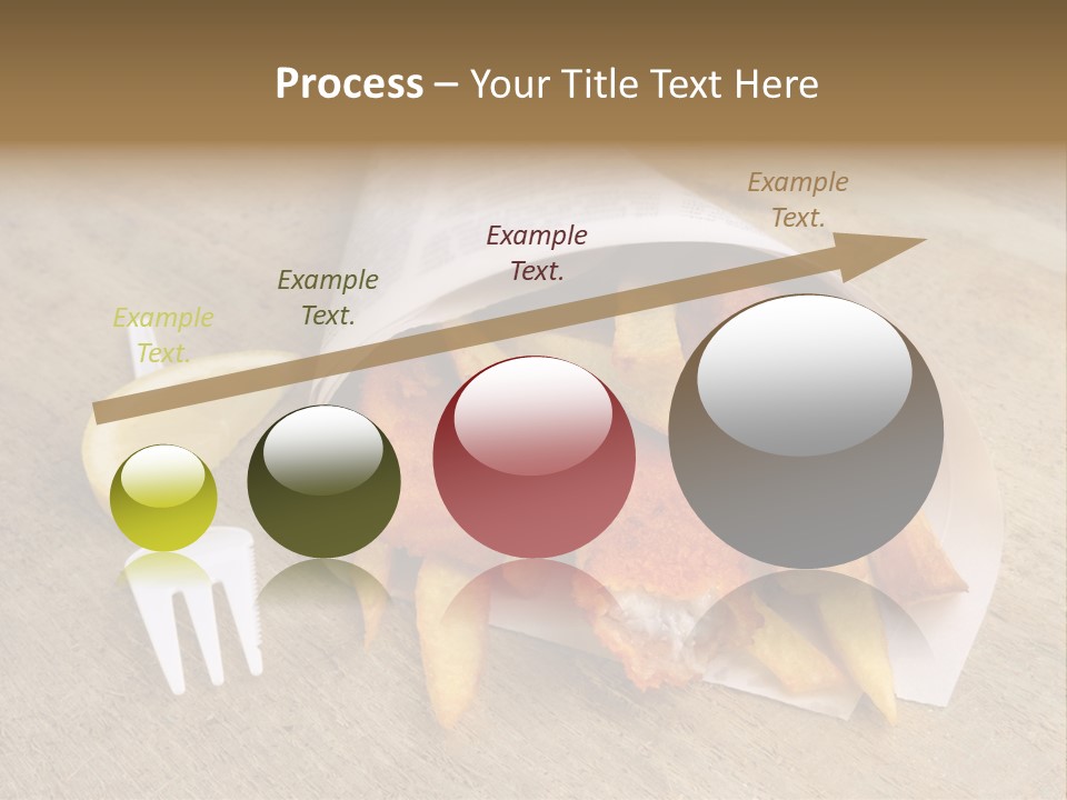 Fish And Chips On The Table PowerPoint Template