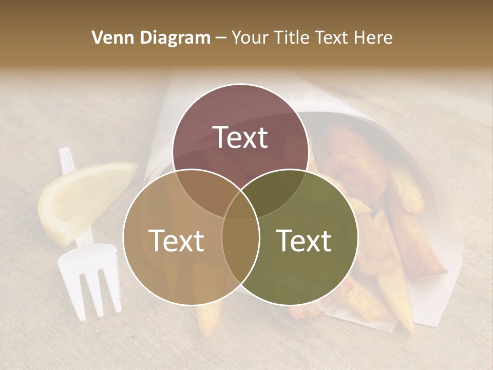 Fish And Chips On The Table PowerPoint Template