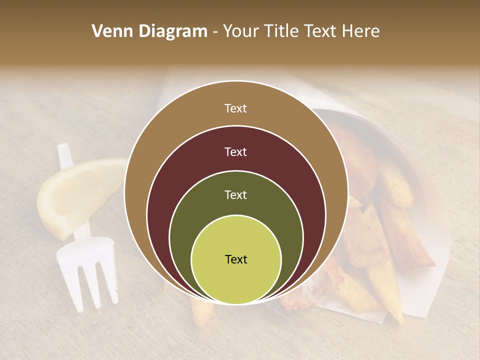 Fish And Chips On The Table PowerPoint Template