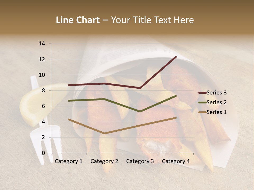 Fish And Chips On The Table PowerPoint Template