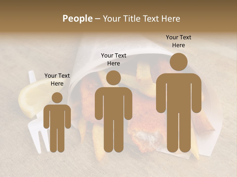 Fish And Chips On The Table PowerPoint Template