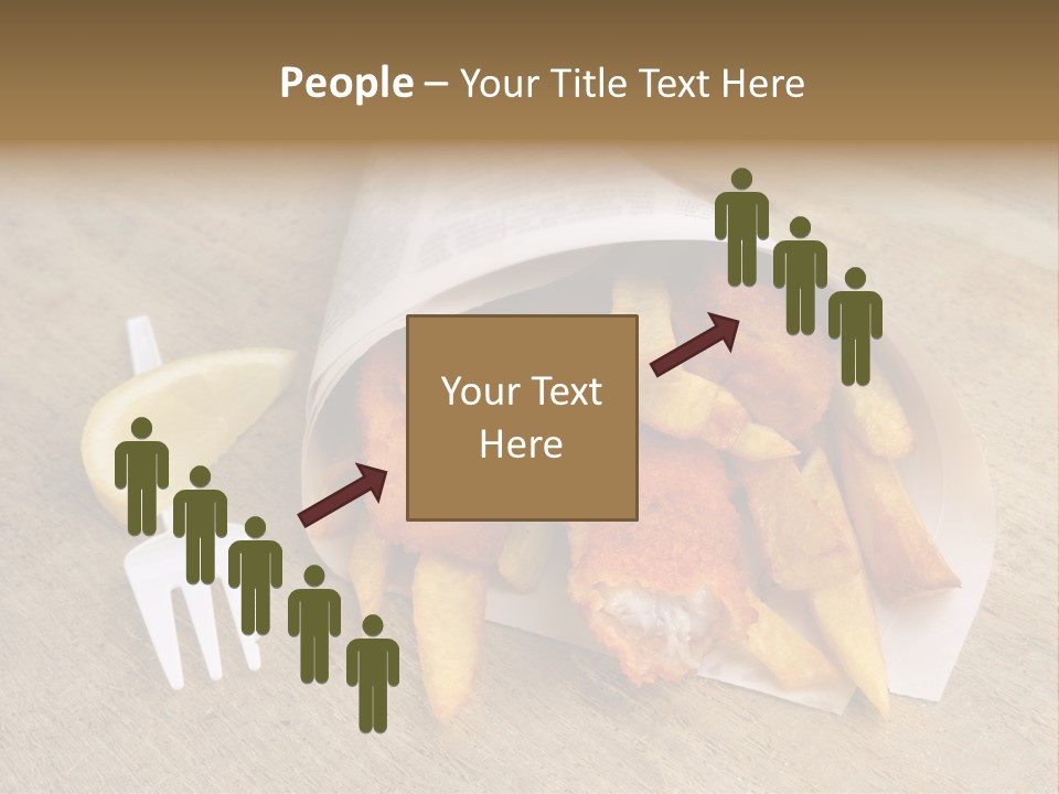 Fish And Chips On The Table PowerPoint Template