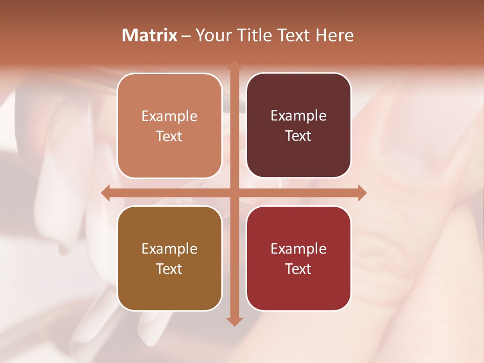 Stage Of Manicure: Modeling Of Nail With Acryl. Manicurist Serve Client In Beauty Salon. PowerPoint Template