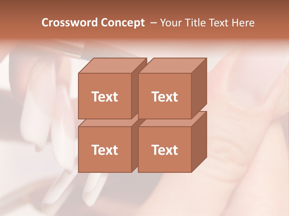 Stage Of Manicure: Modeling Of Nail With Acryl. Manicurist Serve Client In Beauty Salon. PowerPoint Template