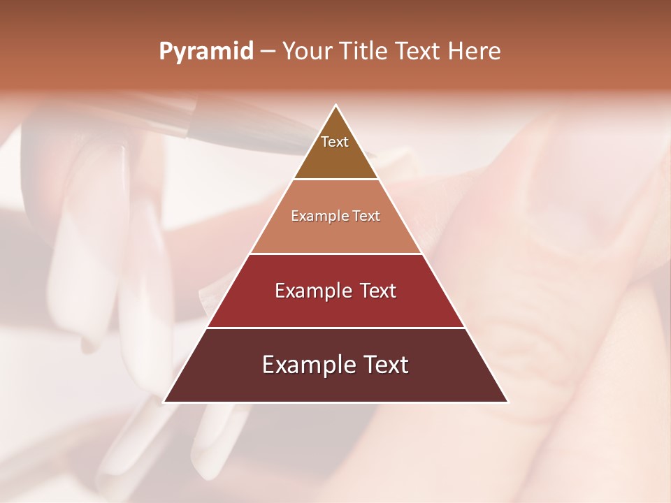 Stage Of Manicure: Modeling Of Nail With Acryl. Manicurist Serve Client In Beauty Salon. PowerPoint Template